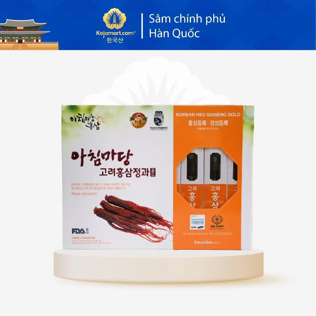 Ảnh Hồng Sâm Củ Tẩm Mật Ong Hàn Quốc GeumSan 300g 8 Củ Cheong Kwan Jang 1