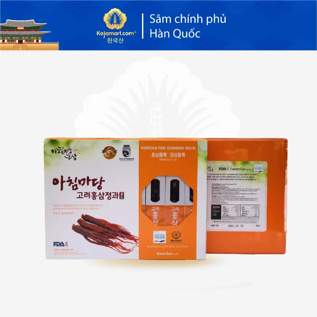 Ảnh Hồng Sâm Củ Tẩm Mật Ong Hàn Quốc GeumSan 300g 8 Củ Cheong Kwan Jang 3