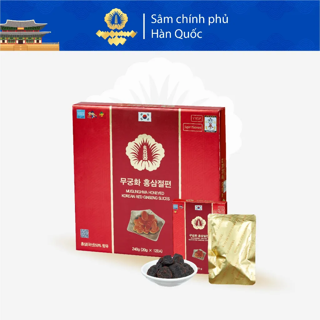 Ảnh Hồng Sâm Lát Tẩm Mật Ong Hàn Quốc Mugunghwa Koja Mart 2