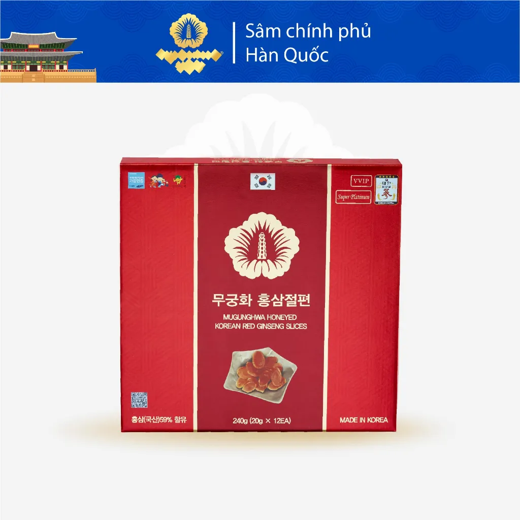 Ảnh Hồng Sâm Lát Tẩm Mật Ong Hàn Quốc Mugunghwa Koja Mart 3