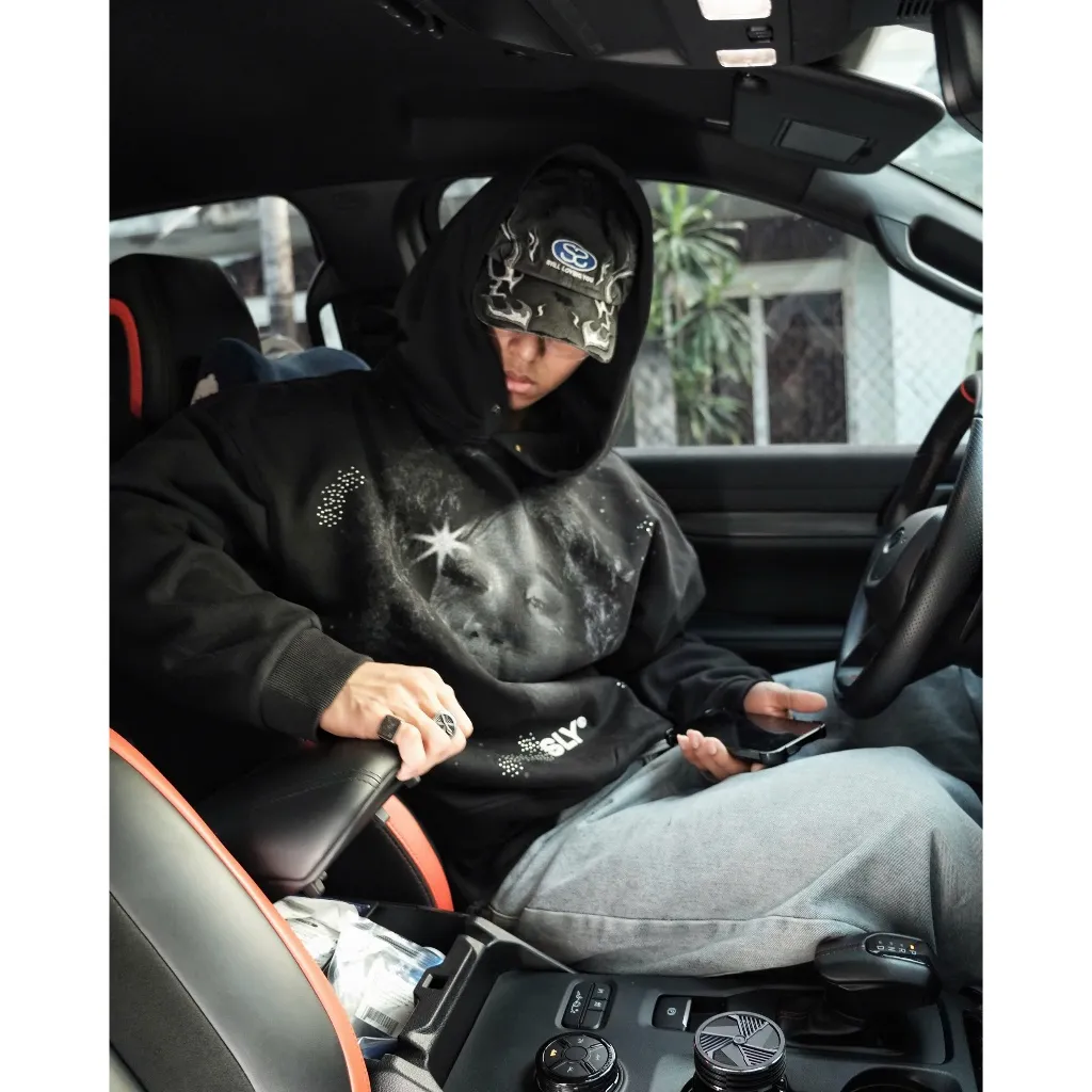 Ảnh Hoodie nỉ chân cua SLY Crybaby Black 1