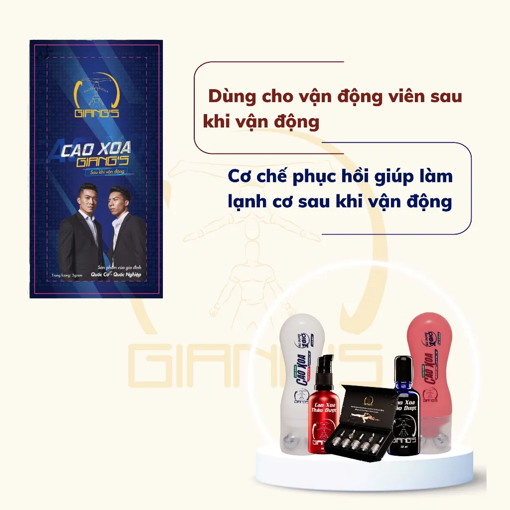 Ảnh Hộp 10 gói serum xoa bóp Quốc Cơ Quốc Nghiệp - Làm nóng và phục hồi cơ dùng trong thể dục thể thao 4