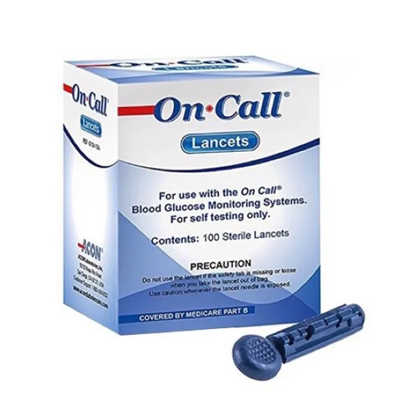 Ảnh Hộp 100 Kim Chích Máu Đường Huyết On Call Sử Dụng Cho Các Dòng Máy Đo Đường Huyết On Call® 4