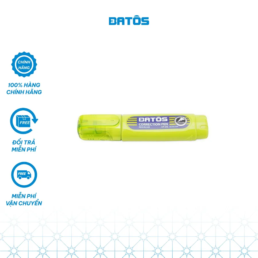 Ảnh Hộp 12 chiếc bút xóa Batôs 3 CP-2G, Dung tích 12ml, xóa nhanh khô 4