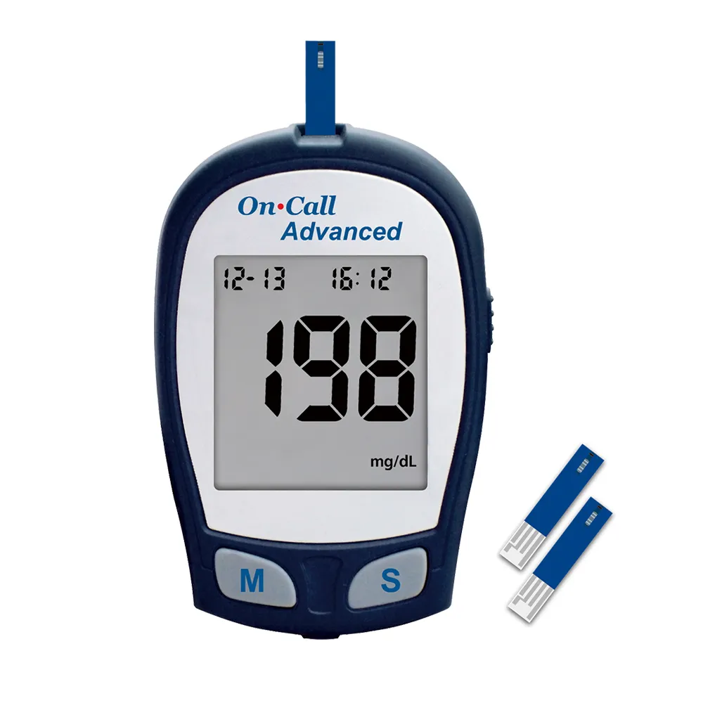 Ảnh Hộp 25 Que Thử Đường Huyết On Call® Advanced Mỗi Que Trong Một Túi Nhôm Riêng 2