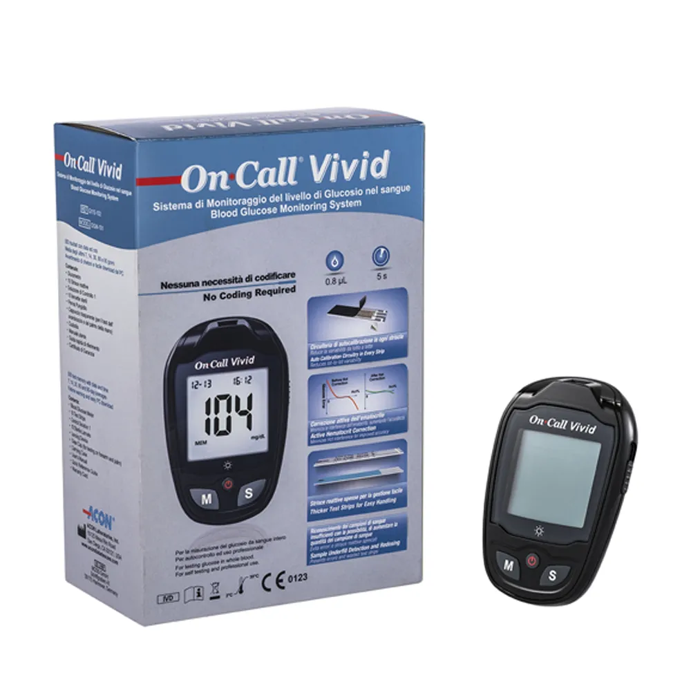 Ảnh Hộp 25 Que Thử Đường Huyết On Call Vivid Loại Rời Trong Túi Nhôm 3