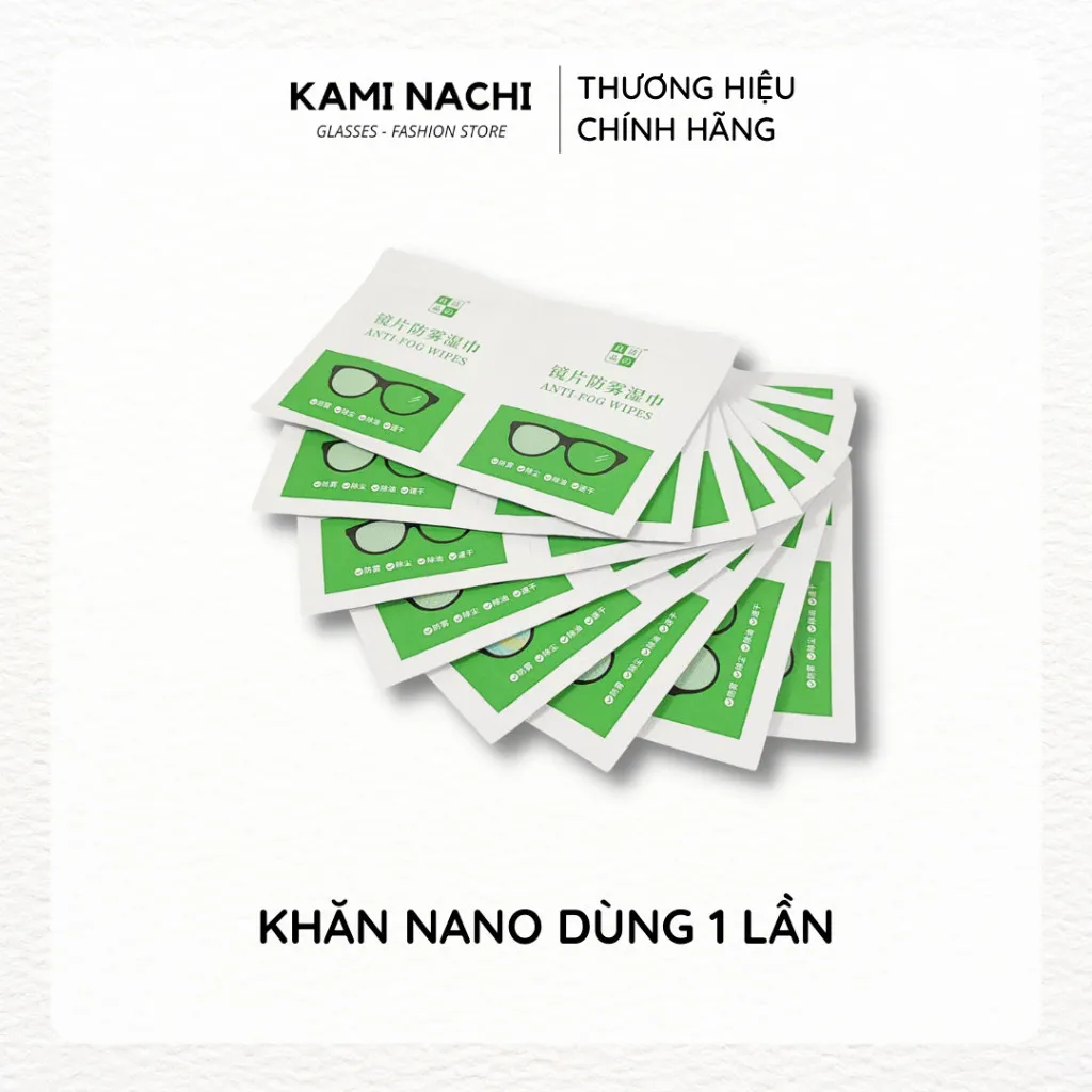 Ảnh Hộp 50 miếng khăn lau nano hàng loại đặc biệt KAMI NACHI dùng 1 lần - Chống bám hơi nước, chống mờ sương cho kính 3
