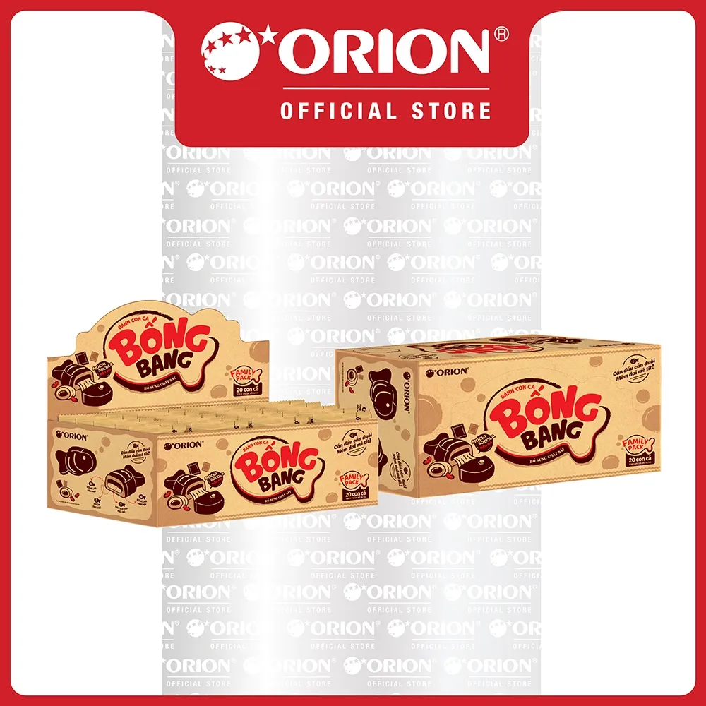 Ảnh Hộp Bánh Bống Bang Family Pack 20 Gói (580g) 1