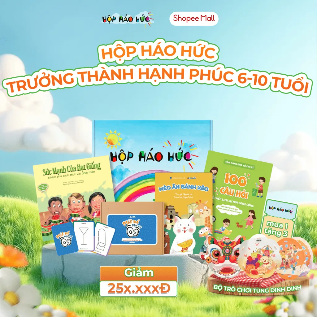 Ảnh Hộp Háo Hức TRƯỞNG THÀNH HẠNH PHÚC 6-10T Bé Yêu Thích Văn Hóa Quê Hương Ứng xử văn minh 1