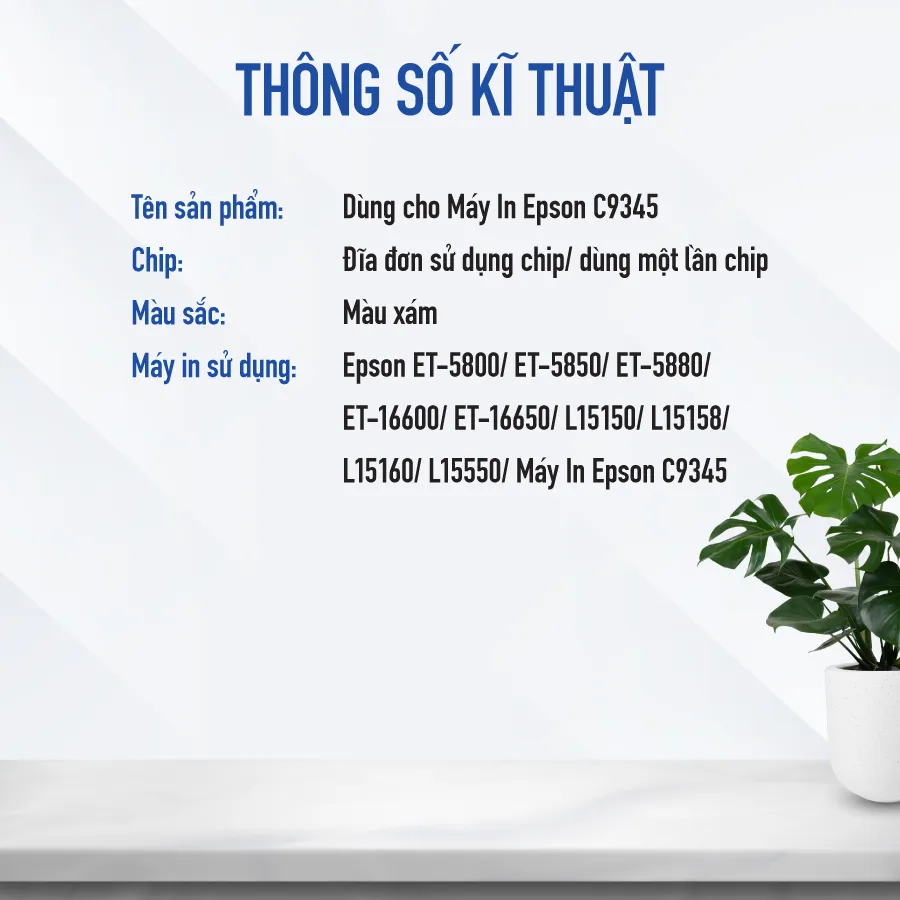 Ảnh Hộp Mực Thải C9345 Cho Máy Epson L8050/L18050/L15150/L15160/L15180/L6550/L6580/M15140/M15180 2