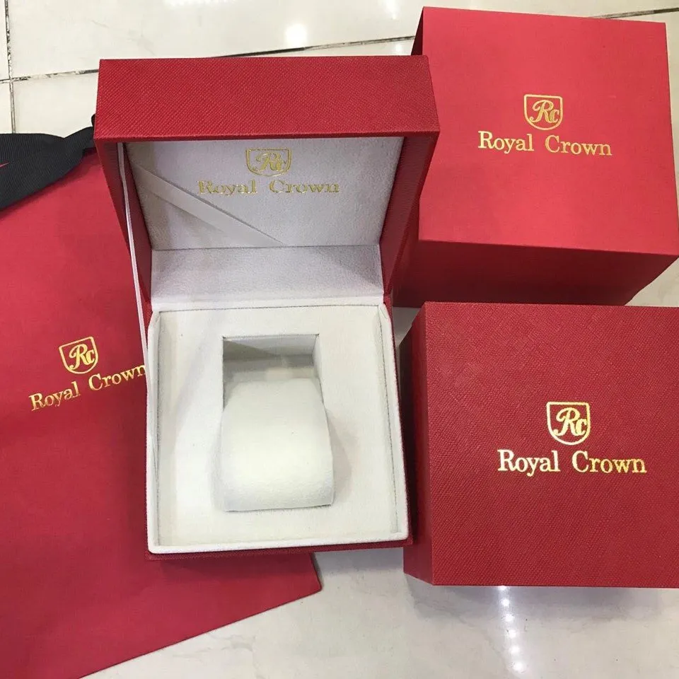 Ảnh Hộp Đồng Hồ Royal Crown Chính Hãng Vỏ Gỗ Lót Nỉ Sang Trọng 2
