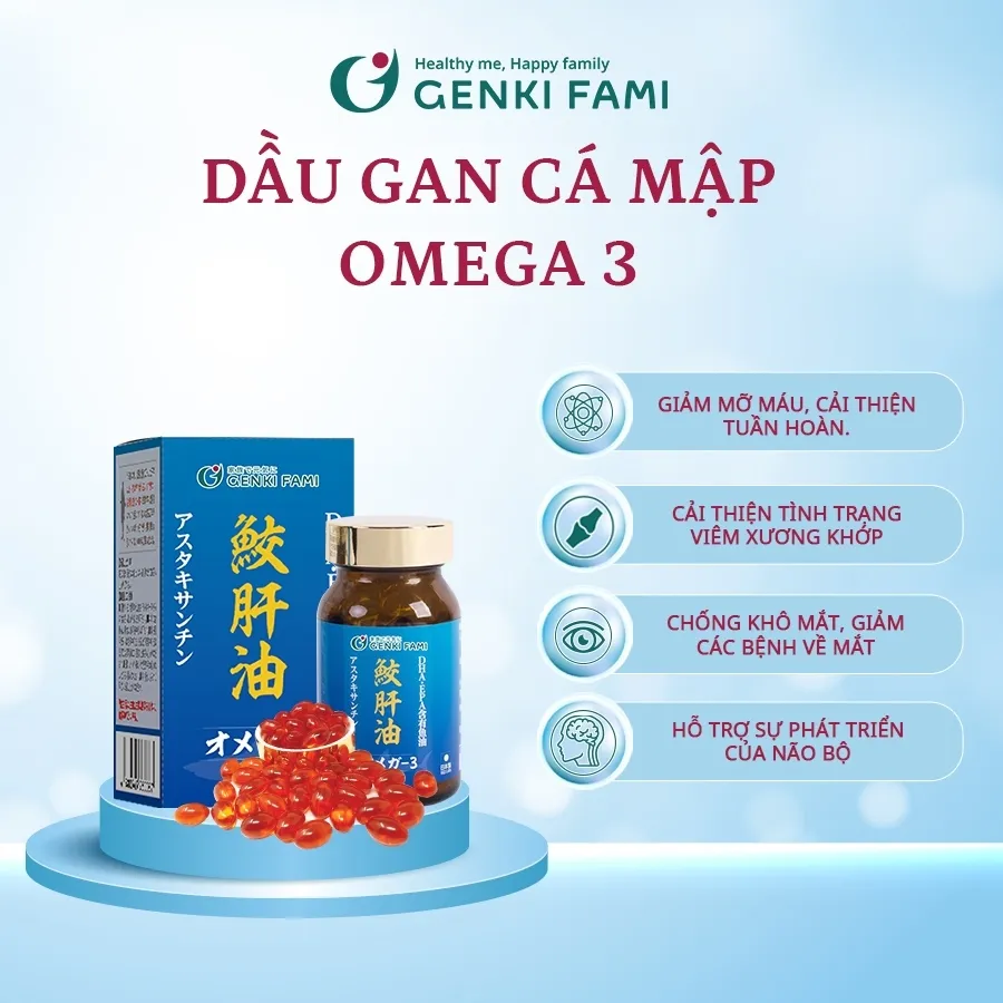 Hộp Quà Sức Khỏe Genki Fami Nhật Bản: Bổ Não, Bổ Mắt, Trắng Da Toàn Diện