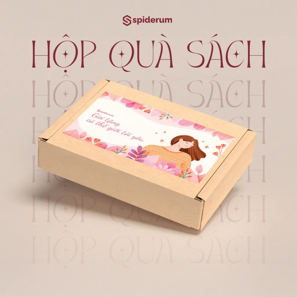Ảnh Hộp Quà Yêu Thương  - Combo Sách Tản Văn Spiderum - Món quà ý nghĩa dành cho phái nữ 1