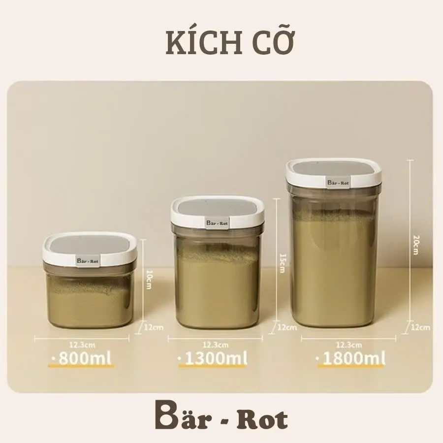 Ảnh Hộp trữ sữa Bar-rot cỡ lớn 1800ml 1