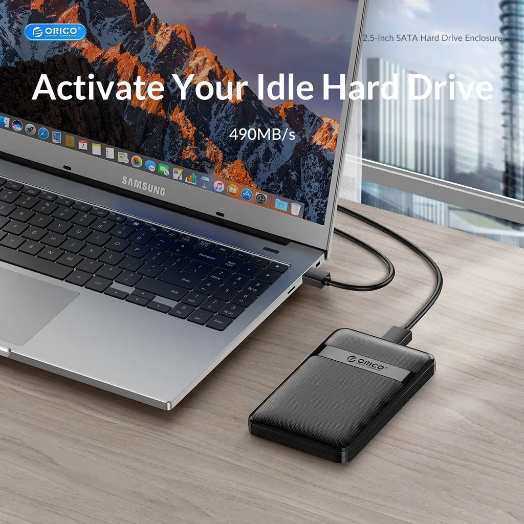 Đánh giá Hộp đựng ổ cứng ORICO 2.5 inch SATA USB 3.0 Type-C (2577U3-V1) - Tốc độ, Tiện lợi