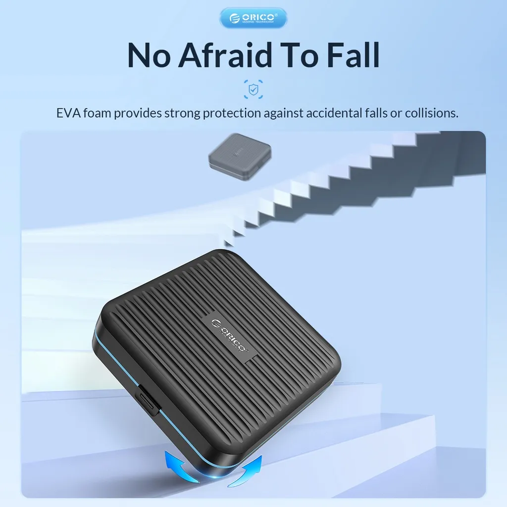 Ảnh Hộp đựng thẻ Micro SD ORICO 16 khe Bảo vệ hộp đựng thẻ nhớ cho Bộ sắp xếp thẻ chống sốc SD / CF / Micro SD / SSD (MSCD) 3