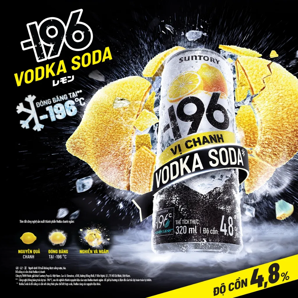 Ảnh [HSD: 28/08/2025] Combo Thùng -196 Vodka Soda Vị Chanh Kèm Bộ Loa Bluetooth 2 Mic Hát Karaoke - Nồng 2
