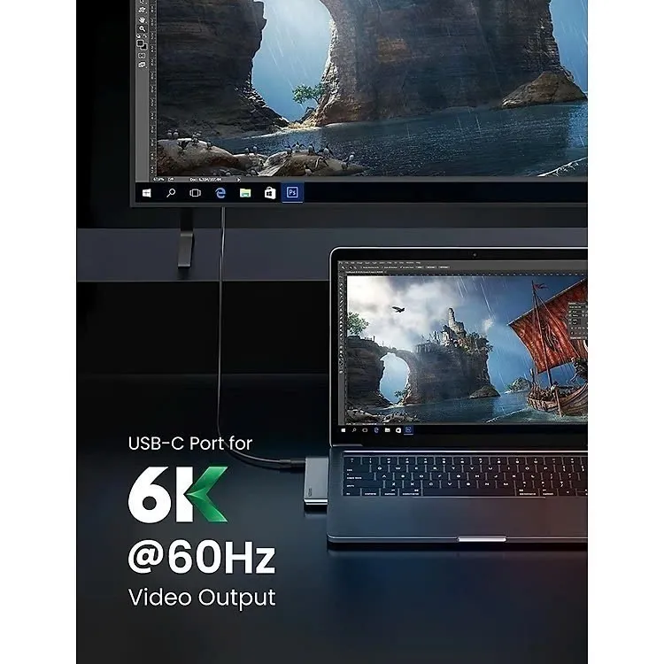 Ảnh Hub chuyển đổi Type C UGREEN 15495 15596 60560 HDMI 4K30Hz PD 100W | Bảo hành chính hãng 18 tháng 1 đổi 1 3
