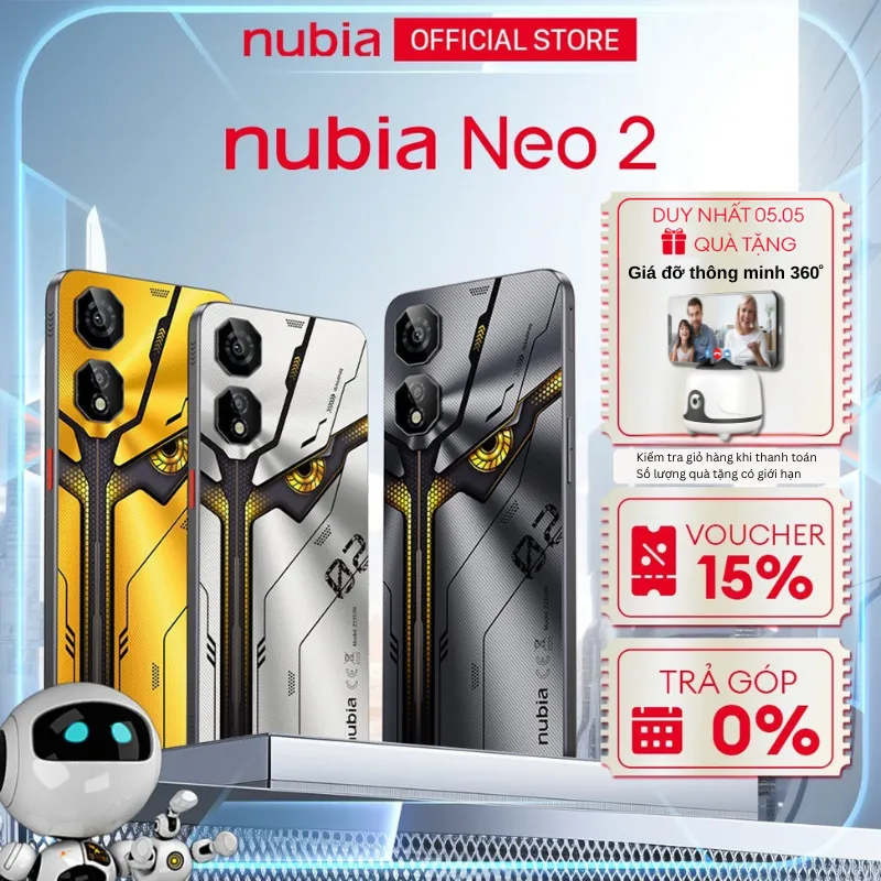Ảnh Điện thoại Gaming Nubia Neo 2| 20(8+12)GB/256GB| 6.72'' 120Hz | Sạc nhanh 33W| BH 18 tháng 1