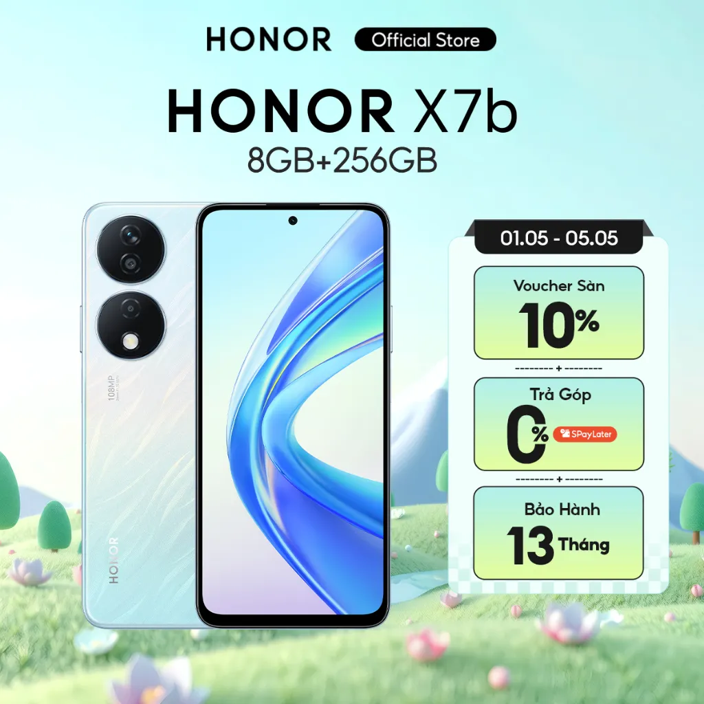 Ảnh Điện thoại HONOR X7b 8GB+256GB | Pin 6000mAh, Camera 108MP, Màn hình 6.8" | Bảo hành 13 tháng 1
