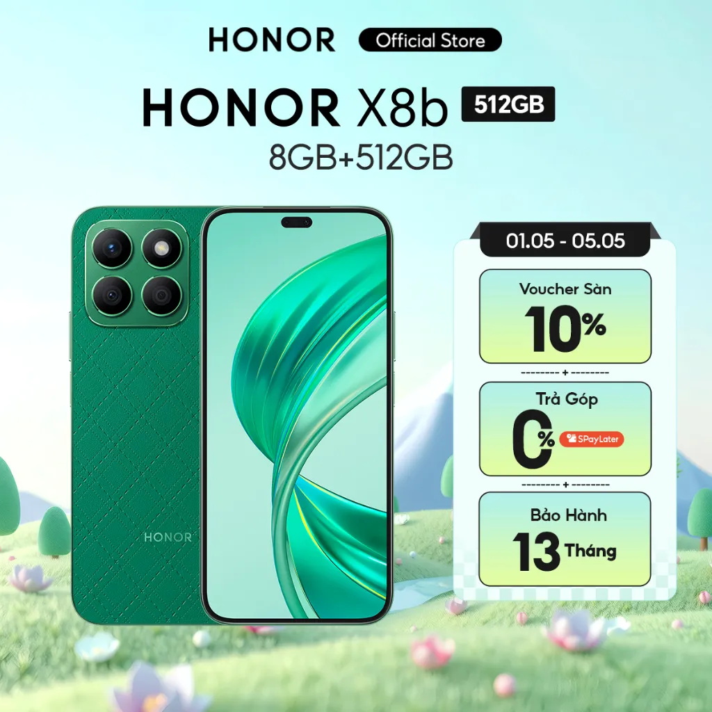 Ảnh Điện thoại HONOR X8b 8GB+512GB | Snapdragon 680, Camera 108MP | BH 13 Tháng Hàng Chính Hãng 1