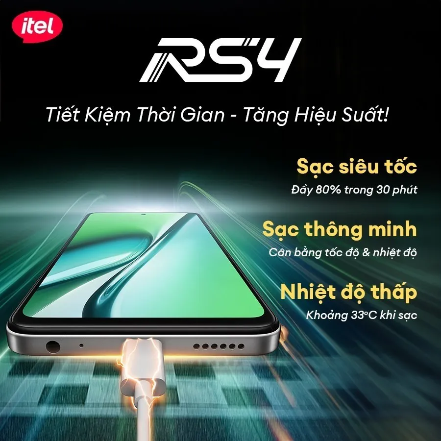 Ảnh Điện Thoại Itel RS4 12/256GB | NFC | 5000 mAH | 120Hz | Sạc Nhánh & Nhanh 45W| BH 12T 1