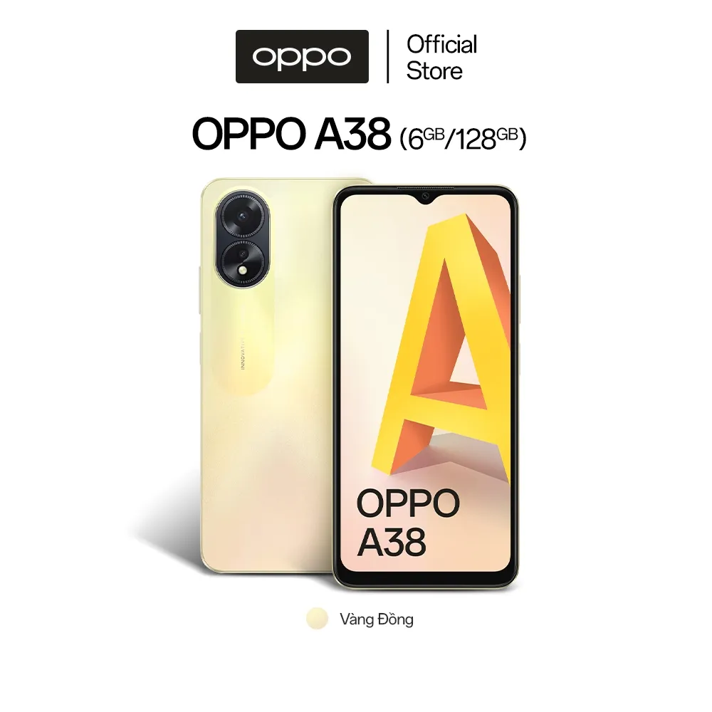 Ảnh Điện Thoại OPPO A38 (6GB/128GB) | Màn hình lớn | Sạc 33W - Hàng chính hãng 1