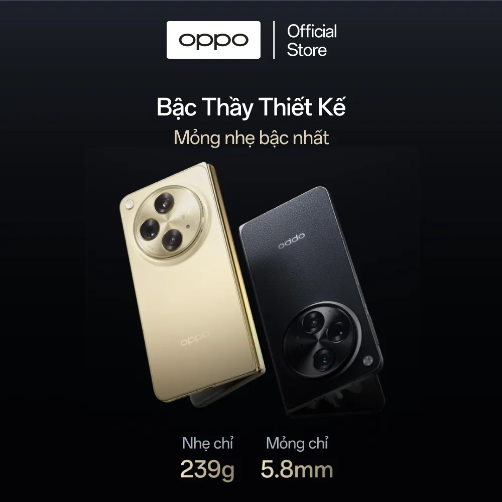 Ảnh Điện thoại OPPO FIND N3 (16GB/512GB) | Điện thoại gập đẳng cấp | Nếp gập tàng hình | Màn hình 2k - Hàng chính hãng 1