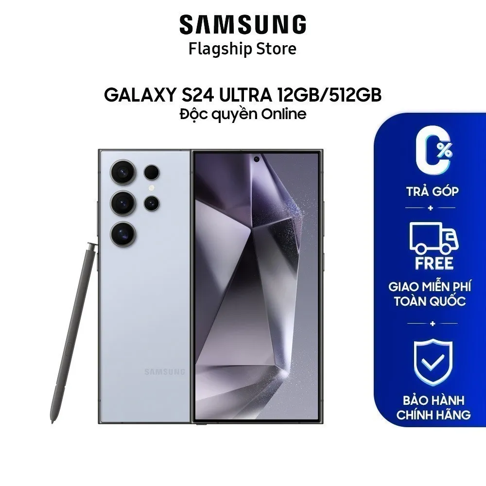 Ảnh Điện thoại Samsung Galaxy S24 Ultra 12GB/512GB - Độc quyền Online 1