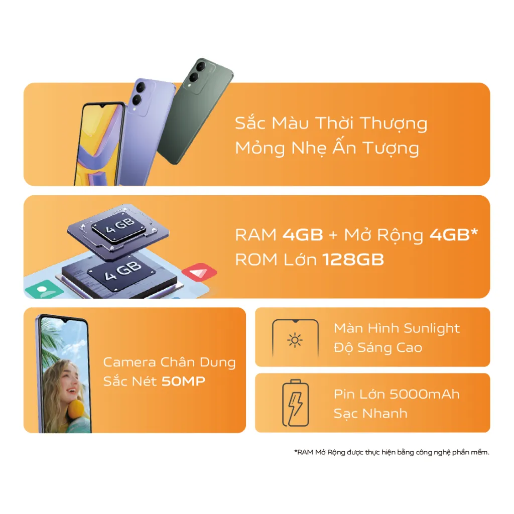 Ảnh Điện thoại vivo Y17s (4GB/128GB) - Hàng Chính Hãng  - 1 đổi 1 tháng đầu tiên - Bảo hành kỹ thuật 12 tháng 1