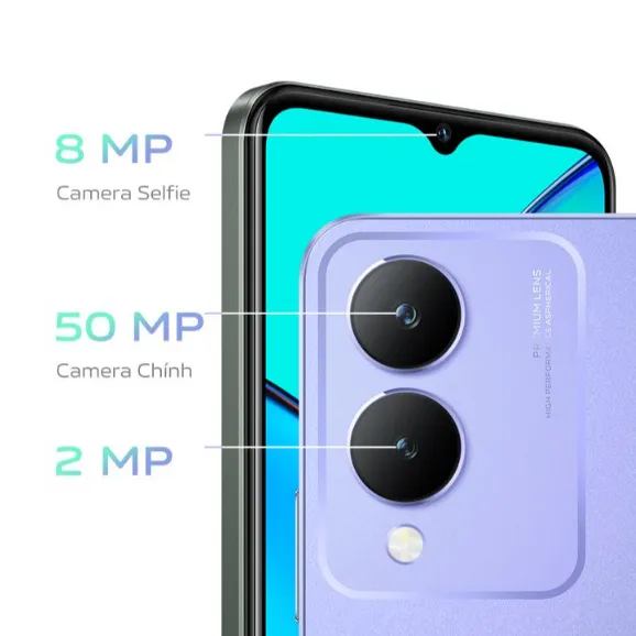 Ảnh Điện thoại vivo Y17s (4GB/128GB) - Hàng Chính Hãng  - 1 đổi 1 tháng đầu tiên - Bảo hành kỹ thuật 12 tháng 4