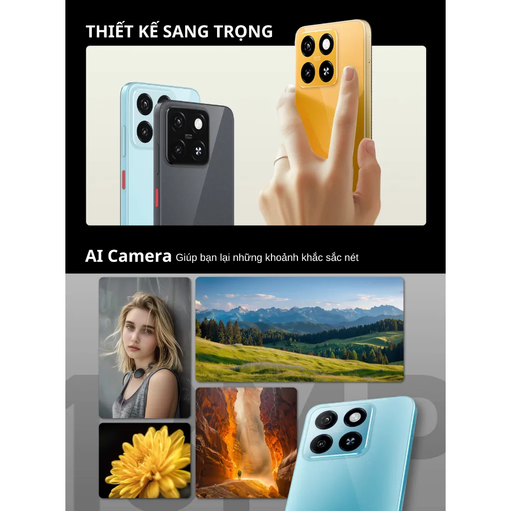 Ảnh Điện thoại ZTE A55 8(4+4)GB/64GB I 5000mAh I 6.75" 90Hz - Hàng Chính Hãng 2
