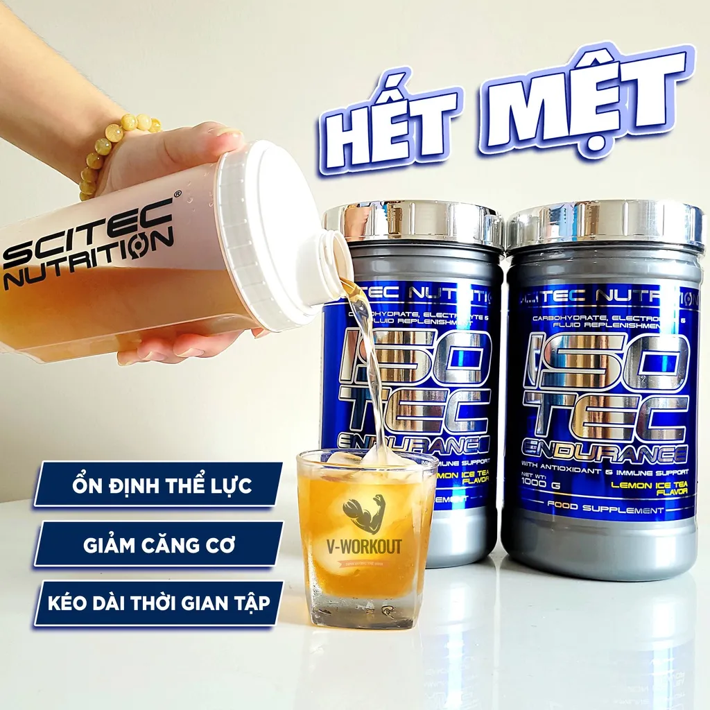 Ảnh Isotec Endurance Sản Phẩm Bổ Sung CARB SCITEC NUTRITION lọ 1000G - 30 serving 4