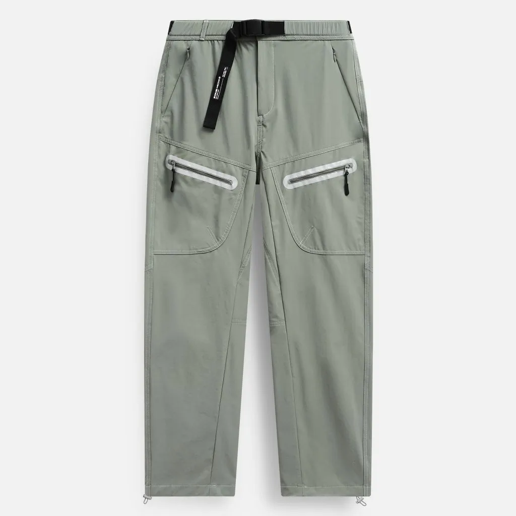 Ảnh Jogger Nam Relaxed Belt White Opening, Chất Vải 90% Nylon-10% Spandex Thoải Mái, JG0008, SOMEHOW 3