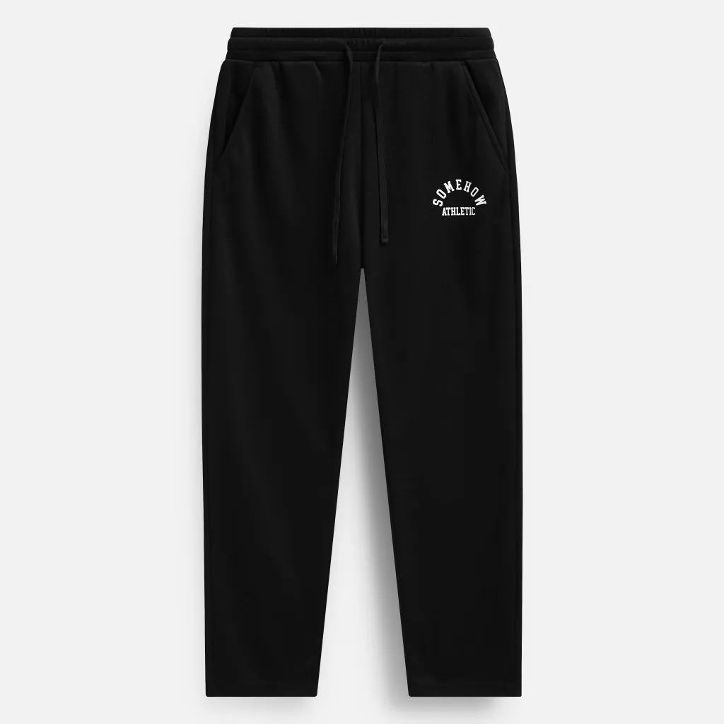 Ảnh Jogger Nam Relaxed Form Athletic, Chất Vải Pique 80% Poly - 20% Cotton Thoải Mái, JG0009, SOMEHOW 2