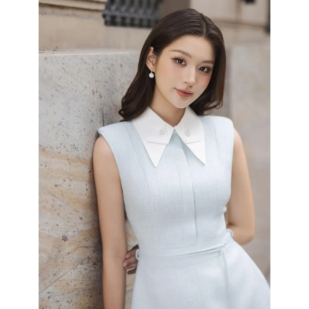 Ảnh JOVEN Đầm Nữ Gigi Form Ôm Tùng A Dây Rời Thắt Eo Kiểu 3
