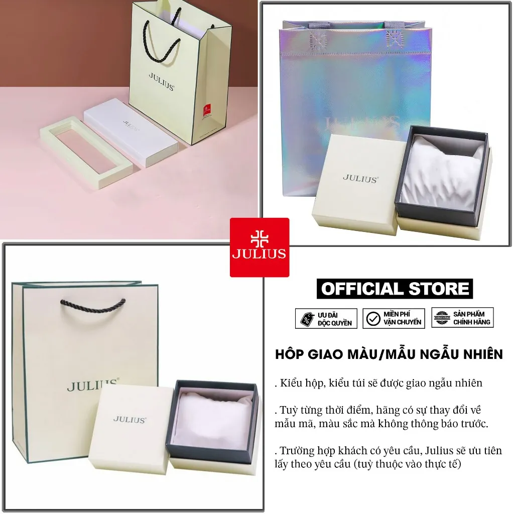 Ảnh Julius Official | Đồng hồ Julius nữ JA-1209 dây đá 2