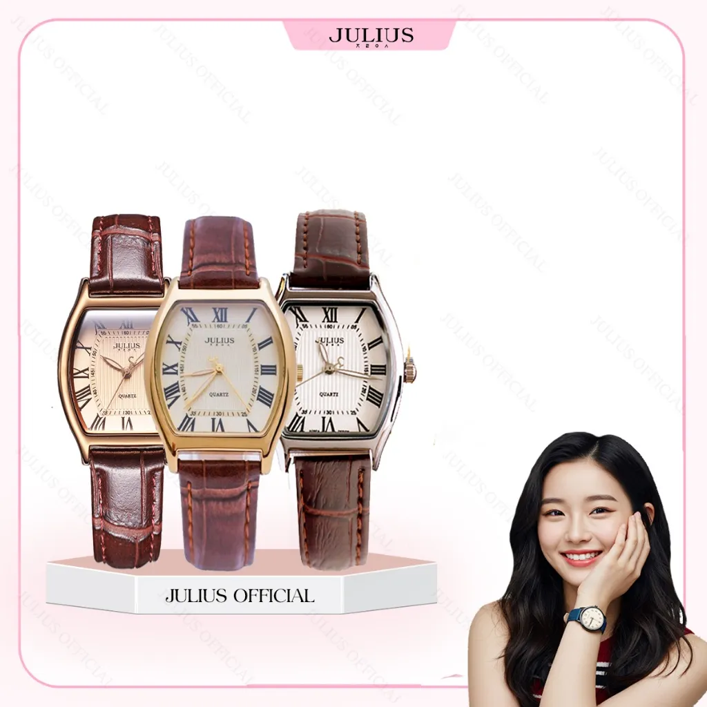 Ảnh Julius Official | Đồng hồ nữ Julius JA-703 dây da size 27 1
