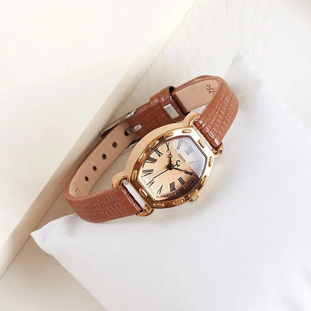 Ảnh Julius Official | Đồng hồ nữ Julius JA-544 dây da size 22 4