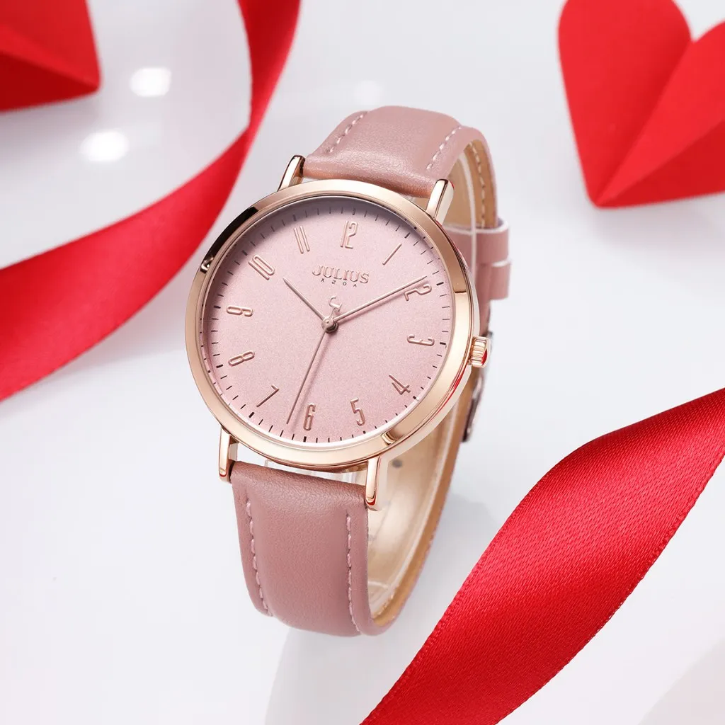 Ảnh Julius Official đồng hồ nữ JA-1017 dây da 3