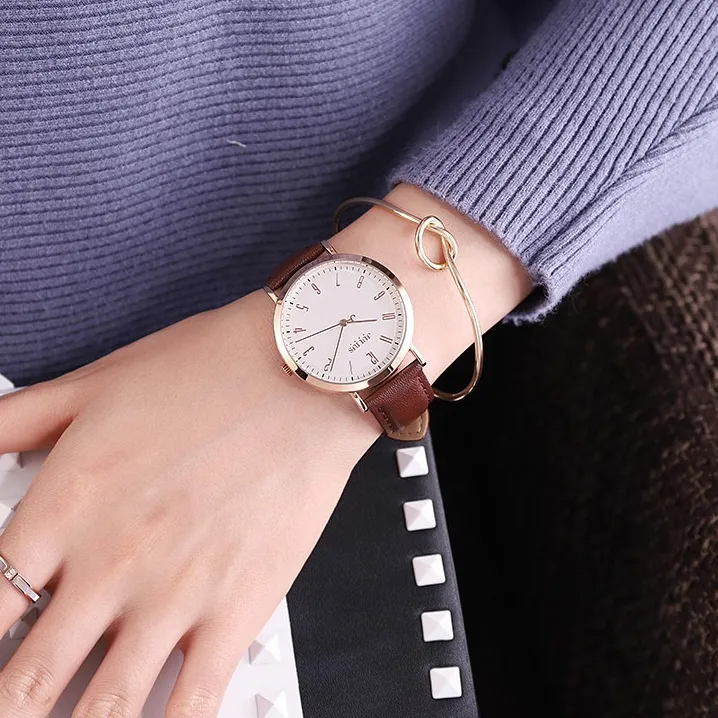 Ảnh Julius Official đồng hồ nữ JA-1017 dây da 4