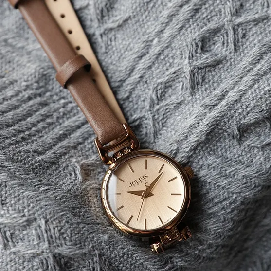 Ảnh Julius Official | Đồng hồ nữ Julius JA-925 dây da - Size 25 4