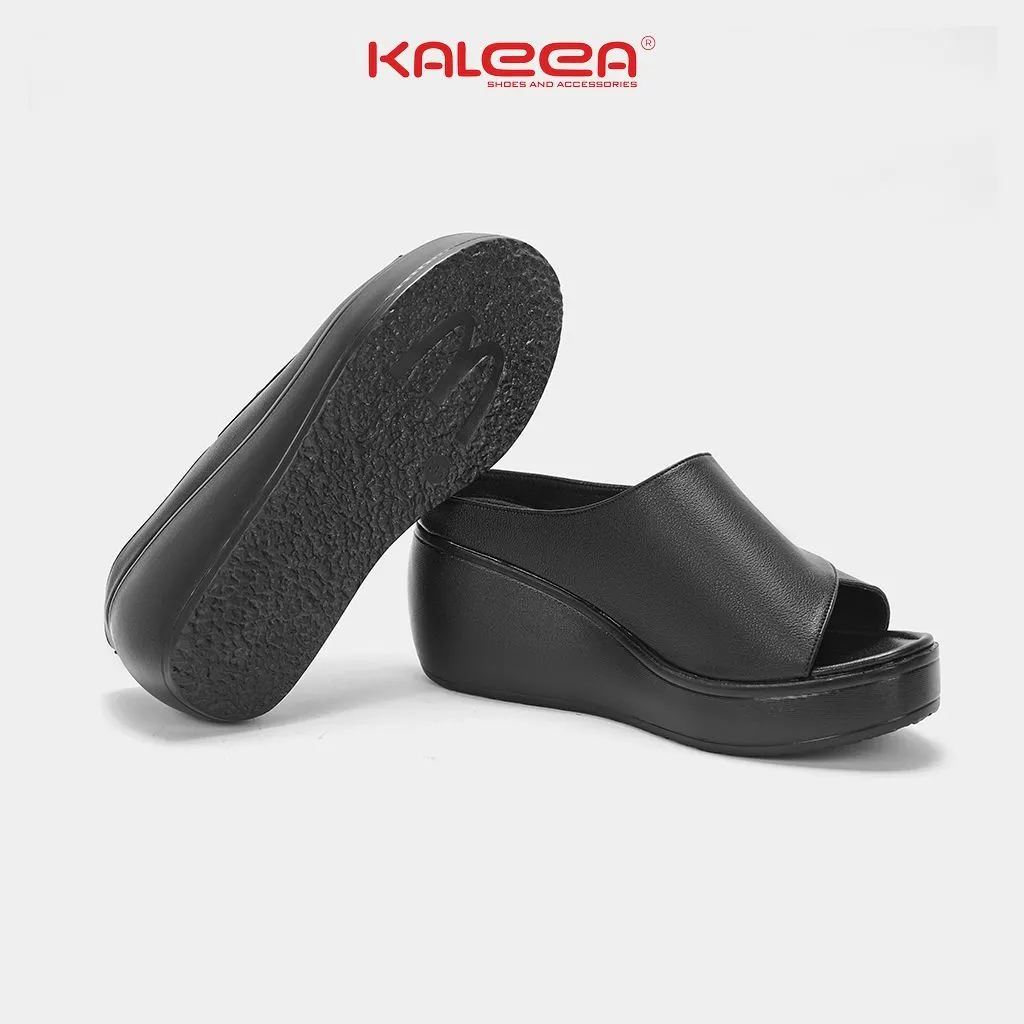 Ảnh Kaleea - Dép Cao Gót Nữ Đế Xuồng Cao 6p Chất Da Mềm, Đi Nhẹ Êm Chân - MO633 4