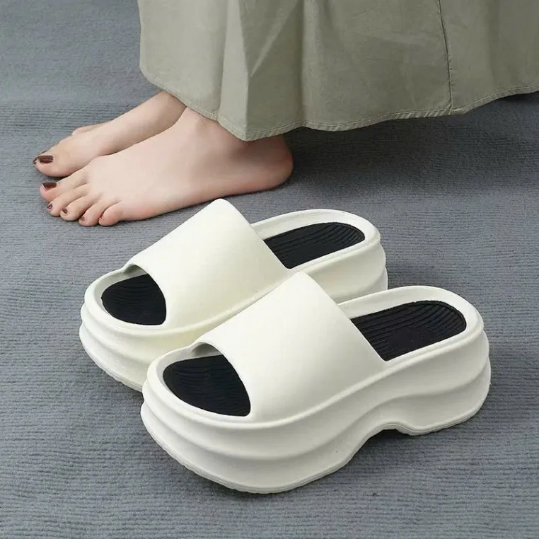 Ảnh Kaleea - Dép Nữ Thời Trang Đi Êm Hách Dáng Độn Đế 6P - D01 4