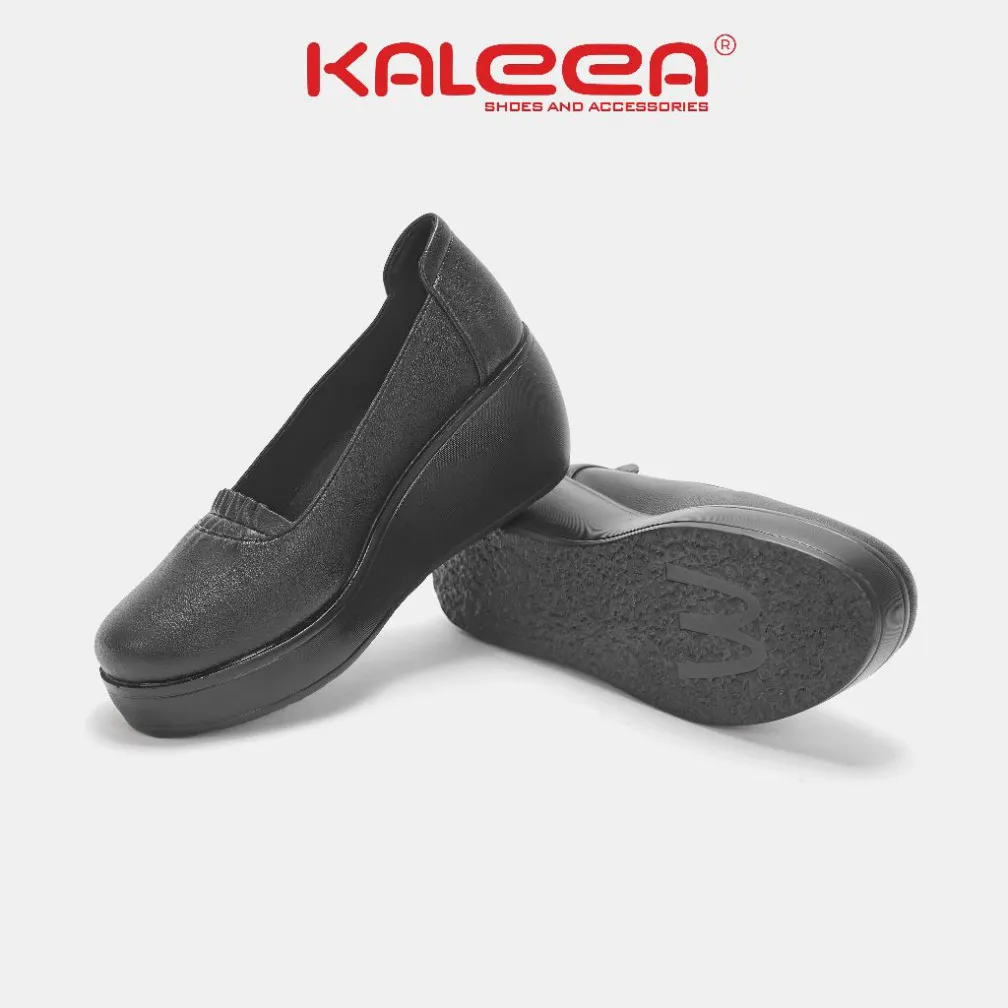 Ảnh Kaleea - Giày Cao Gót Đế Xuồng Chất Da Mềm Đi Nhẹ, Êm Chân Cao 6cm - MO634 3