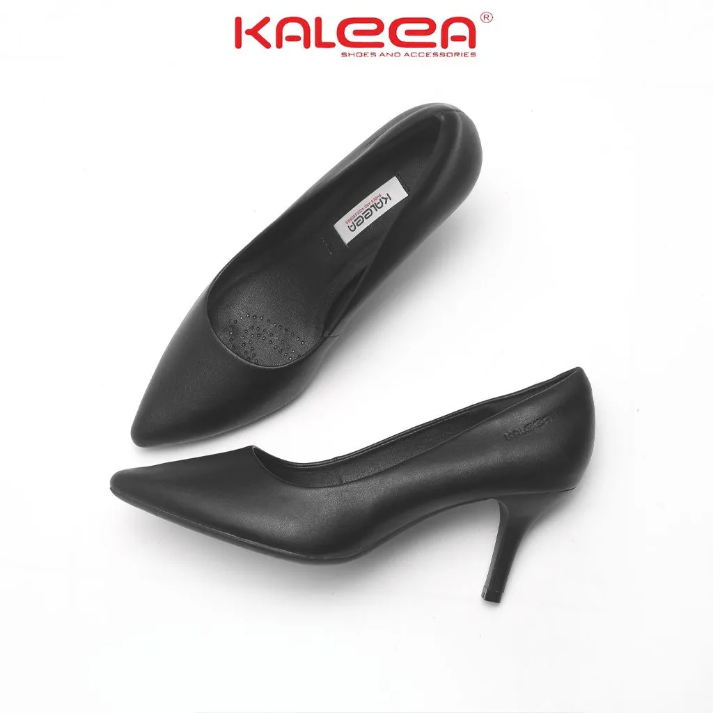 Ảnh Kaleea - Giày Cao Gót Nữ Cao Gót Mũi Nhọn Đế Cao 6p Đi Êm Chân - K402 3