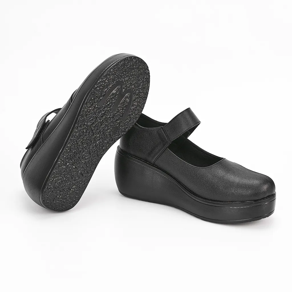 Ảnh Kaleea - Giày Cao Gót Nữ Quai Dán Đi Nhẹ, Êm, Giày Đế Xuồng Cao 6p Chất Da Mềm - MO630 3