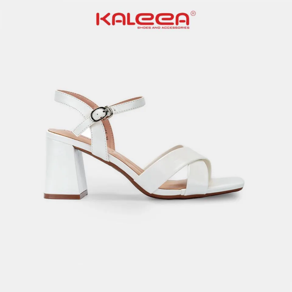 Ảnh Kaleea - Giày Sandal Cao Gót Nữ Thiết Kế Quai Da Đan Chéo Đế Cao 7p - EUNN36 3