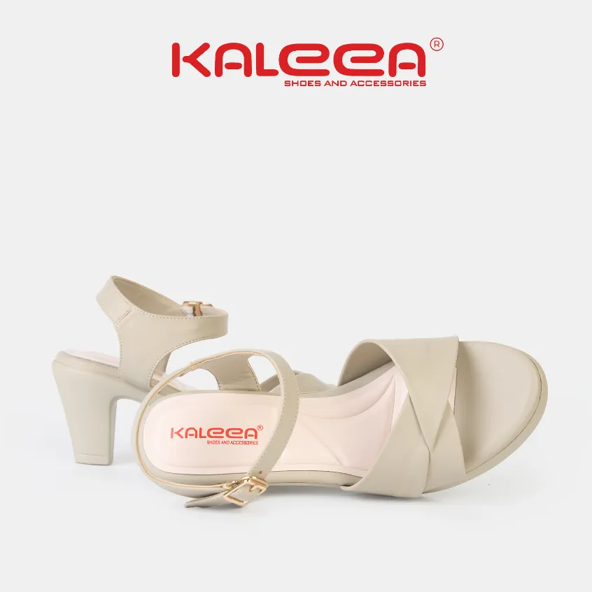 Ảnh Kaleea - Giày Sandal Nữ Đế Trụ Cao 6p Cao Gót Đi Nhẹ Êm Chân - G15 3