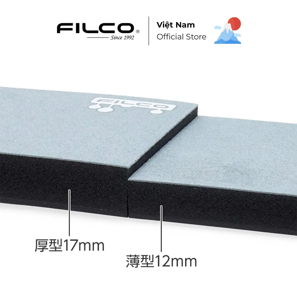 Ảnh Kê tay bàn phím cơ Filco Majestouch wrist rest "Macaron" Kiểu Tách Đôi Đế Poron cao cấp - Hàng Chính Hãng 3